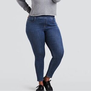 Levi’s Pull On Dark Wash Stretch Skinny Jeans